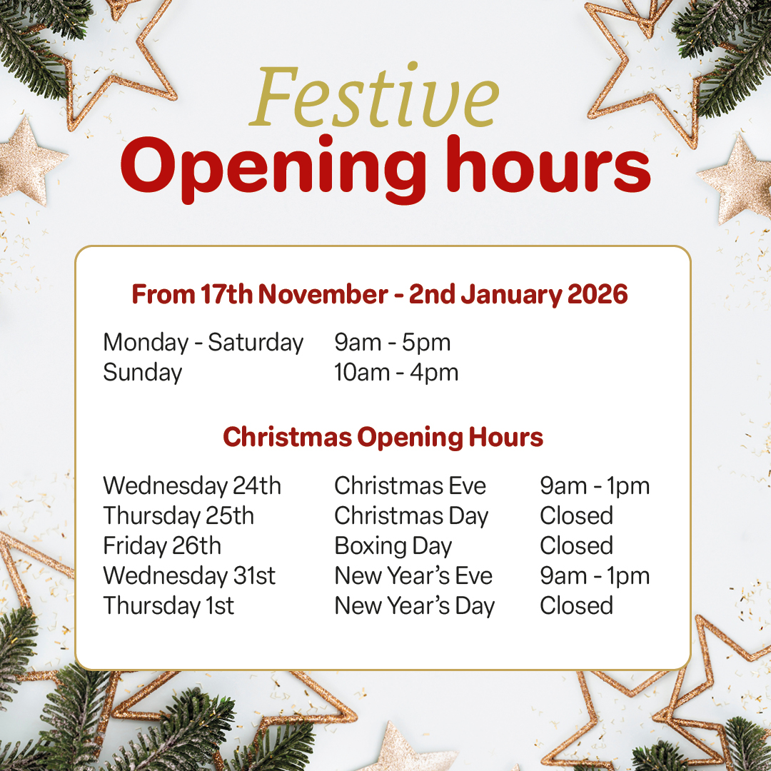 Festive Opening Hours